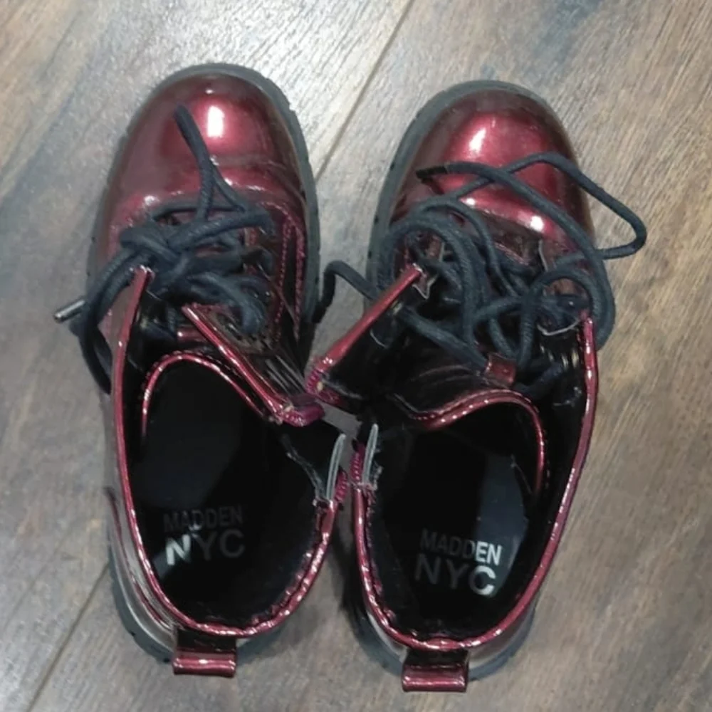 Madden NYC Lug Bottom Combat Boots